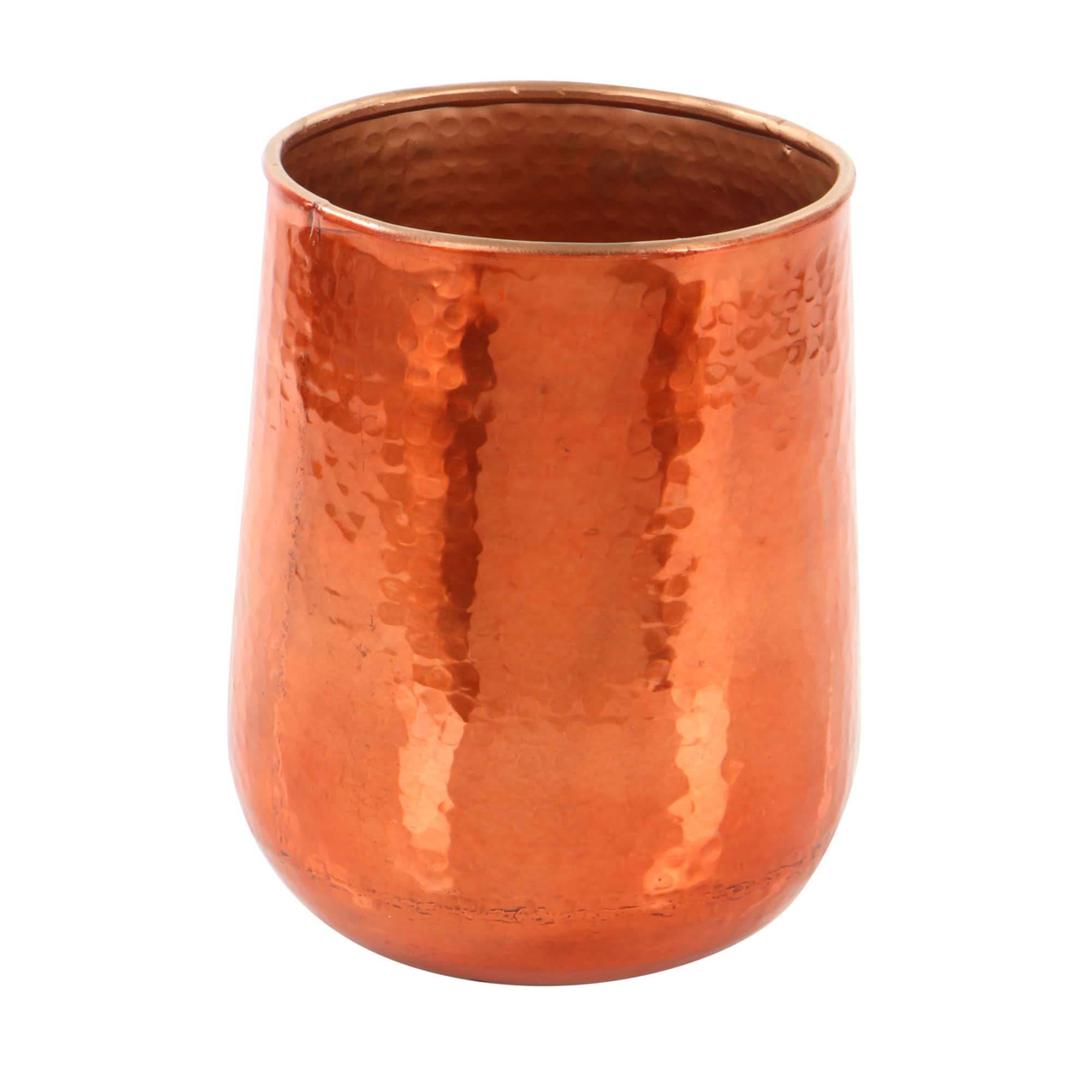 Copper Aluminum Glam Planter, 21", 16" & 13"